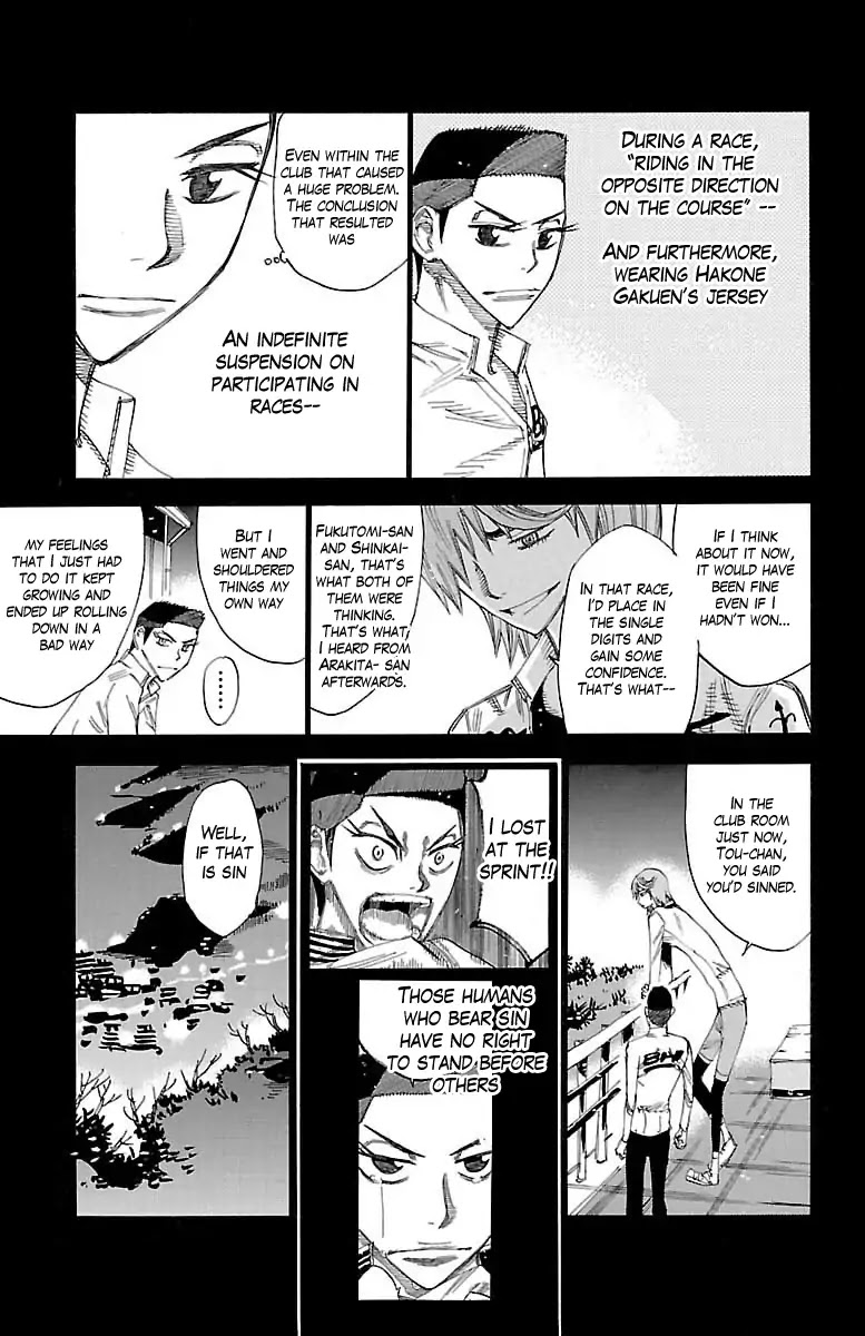 Yowamushi Pedal chapter 378 page 8