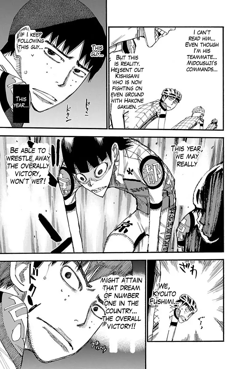 Yowamushi Pedal chapter 379 page 14