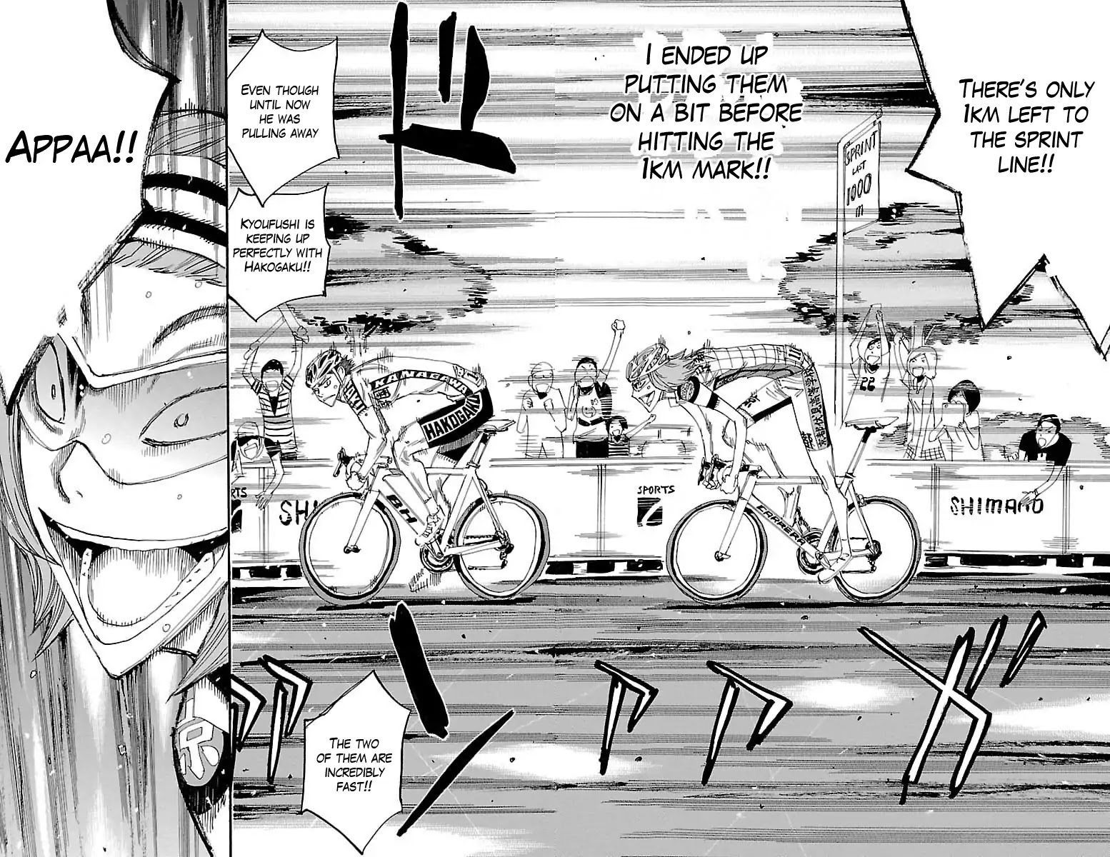 Yowamushi Pedal chapter 379 page 8