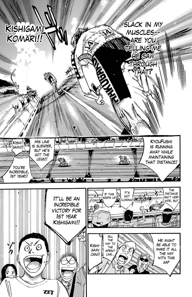 Yowamushi Pedal chapter 382 page 15