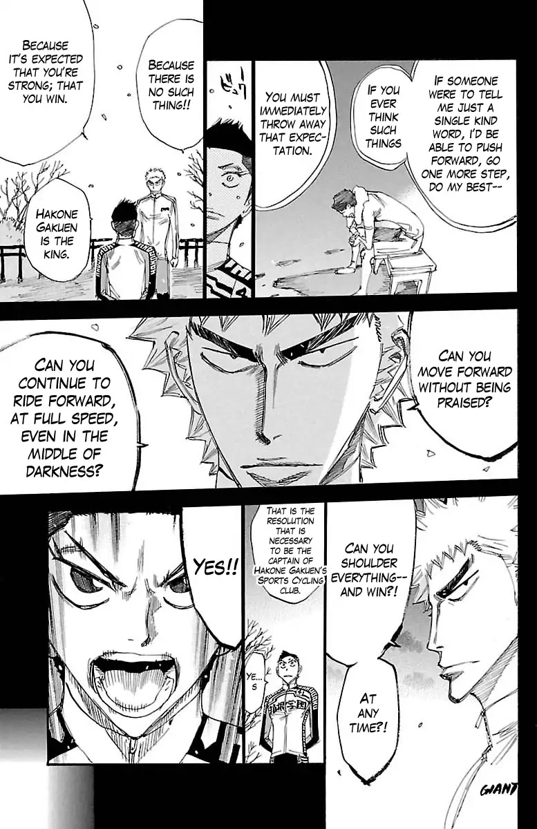 Yowamushi Pedal chapter 382 page 8