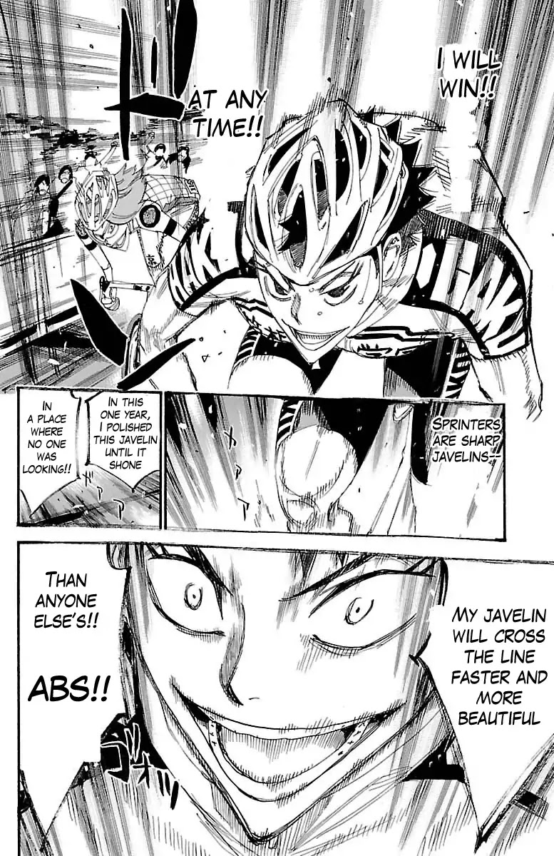 Yowamushi Pedal chapter 382 page 9