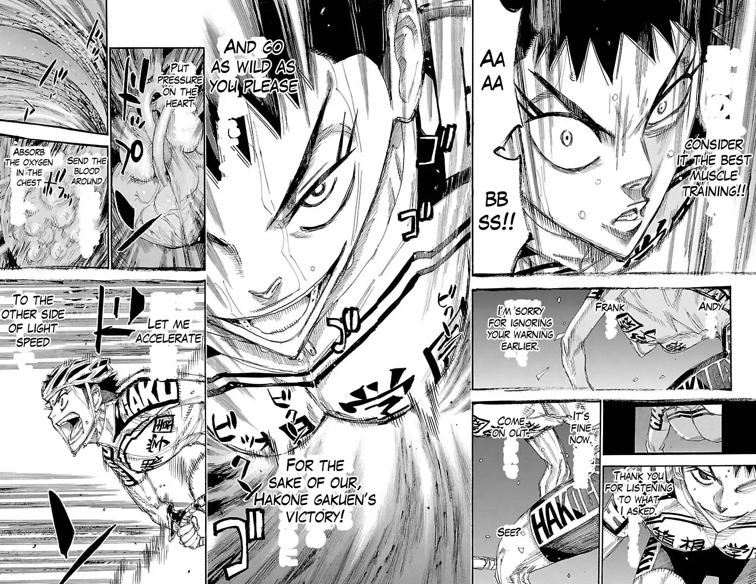 Yowamushi Pedal chapter 384 page 5