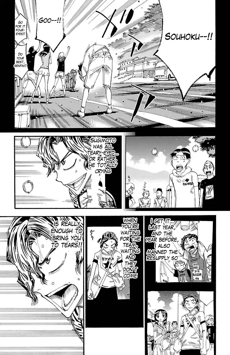 Yowamushi Pedal chapter 386 page 10