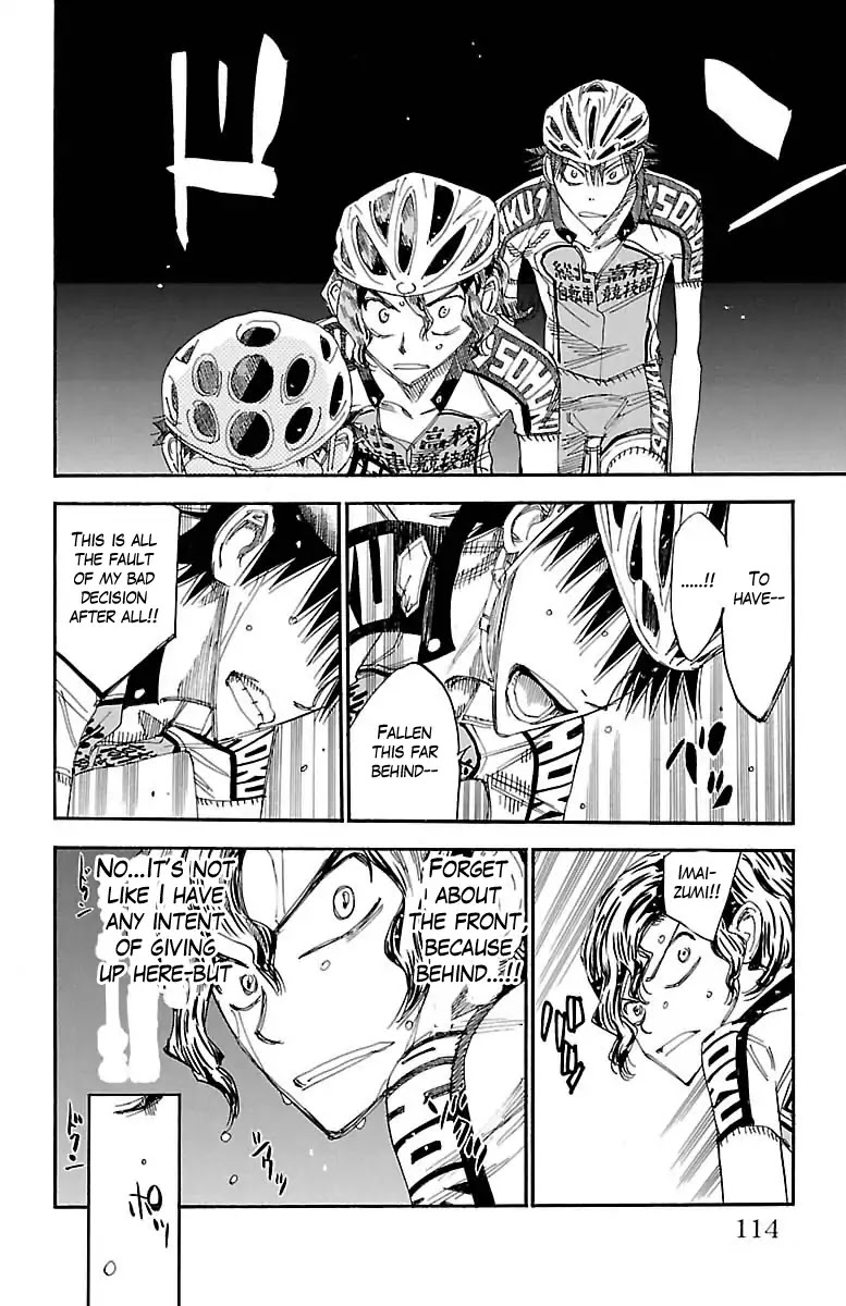 Yowamushi Pedal chapter 386 page 17