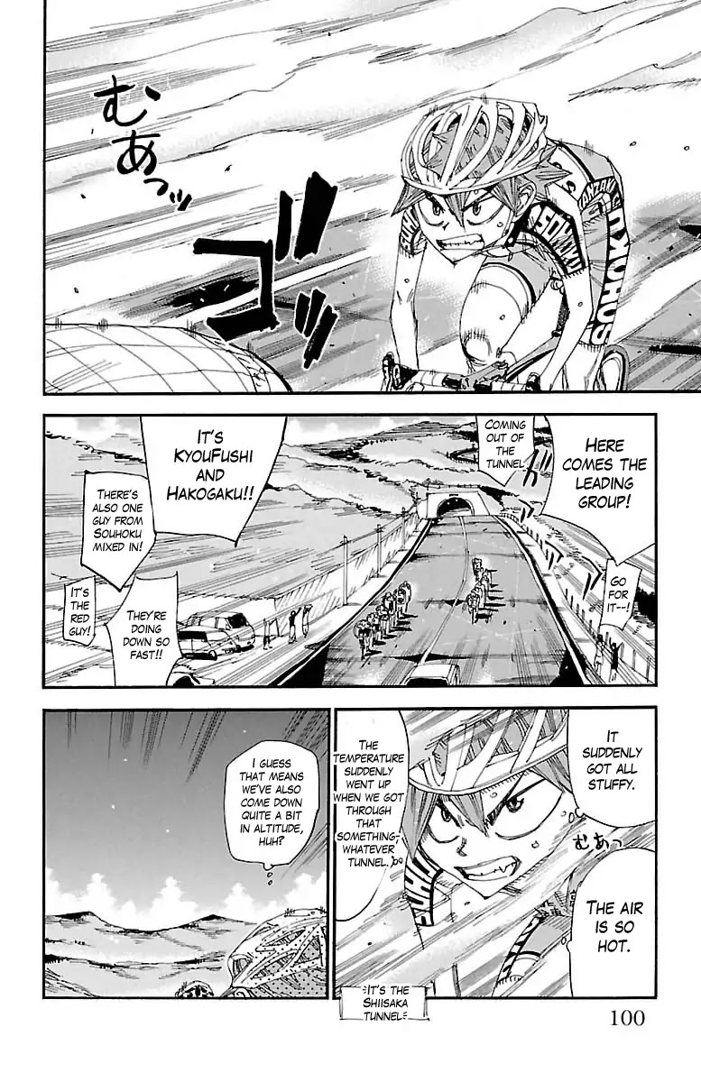 Yowamushi Pedal chapter 386 page 3