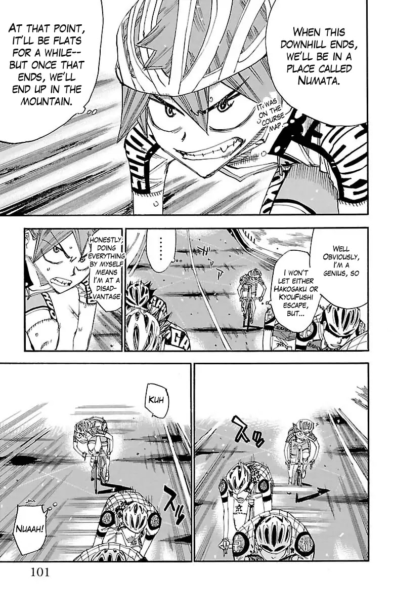 Yowamushi Pedal chapter 386 page 4