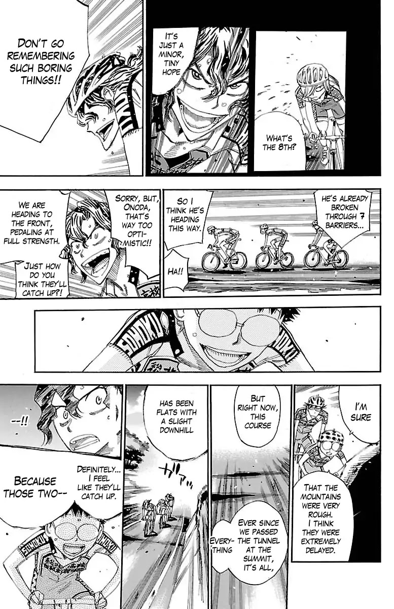 Yowamushi Pedal chapter 387 page 10