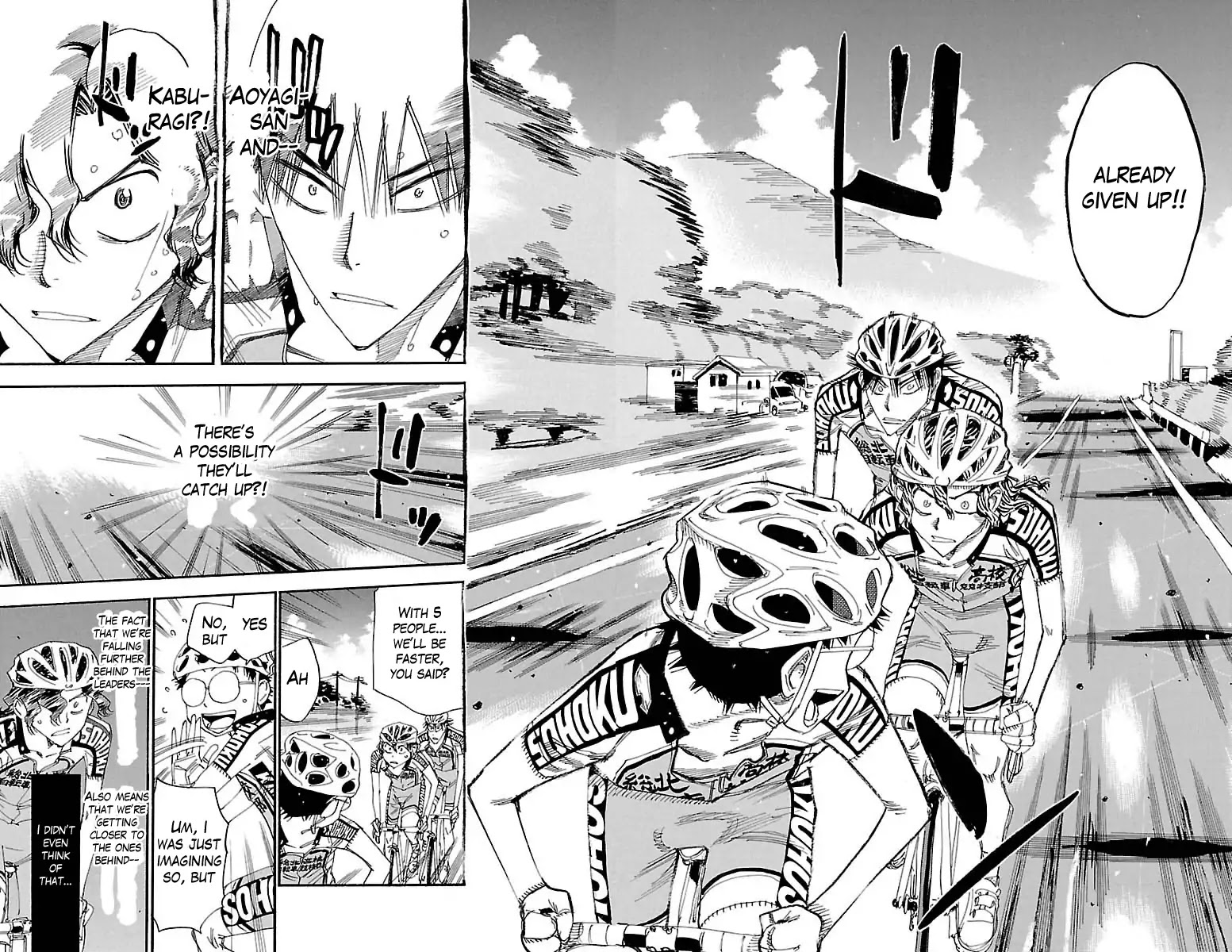 Yowamushi Pedal chapter 387 page 4