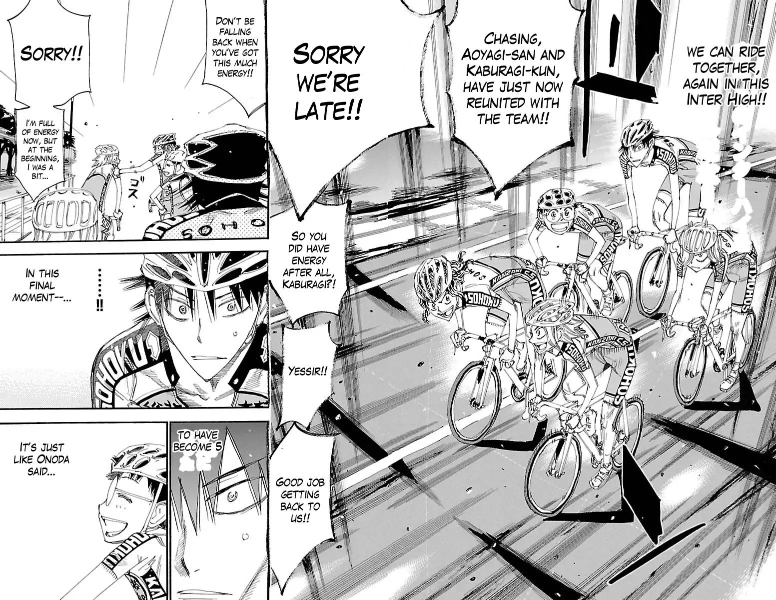 Yowamushi Pedal chapter 388 page 10