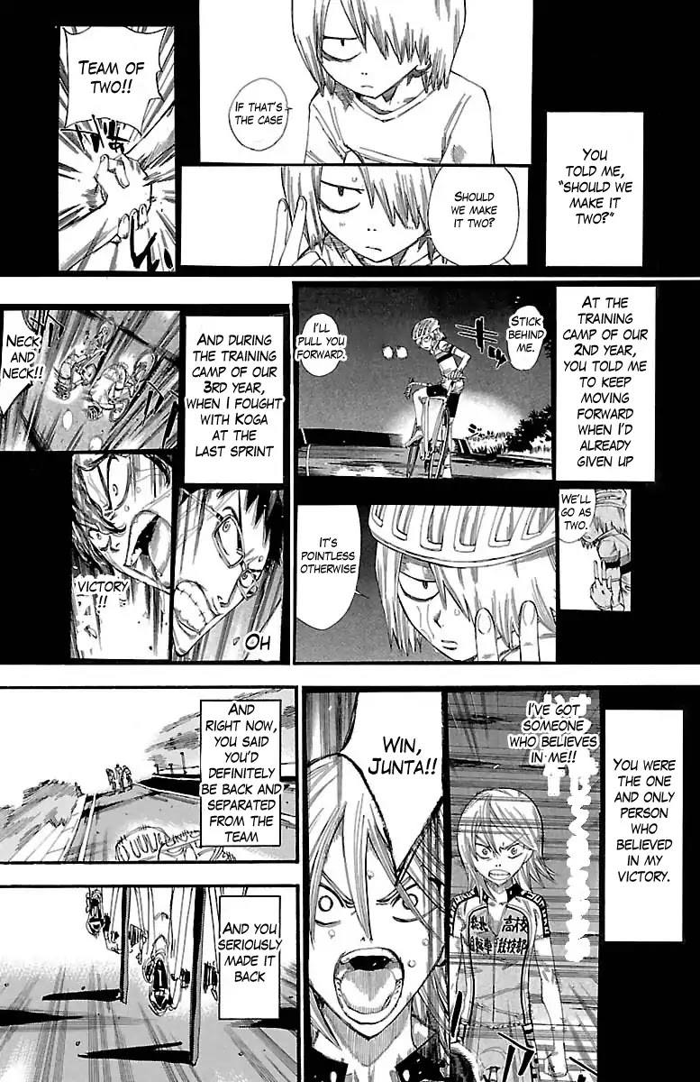 Yowamushi Pedal chapter 388 page 7