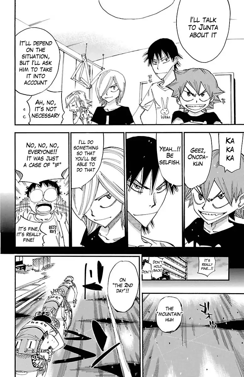 Yowamushi Pedal chapter 389 page 15