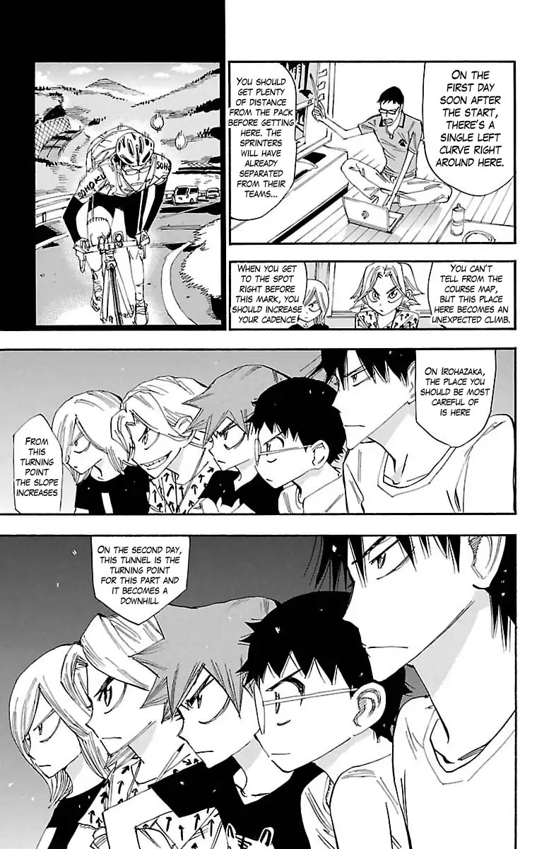 Yowamushi Pedal chapter 389 page 8