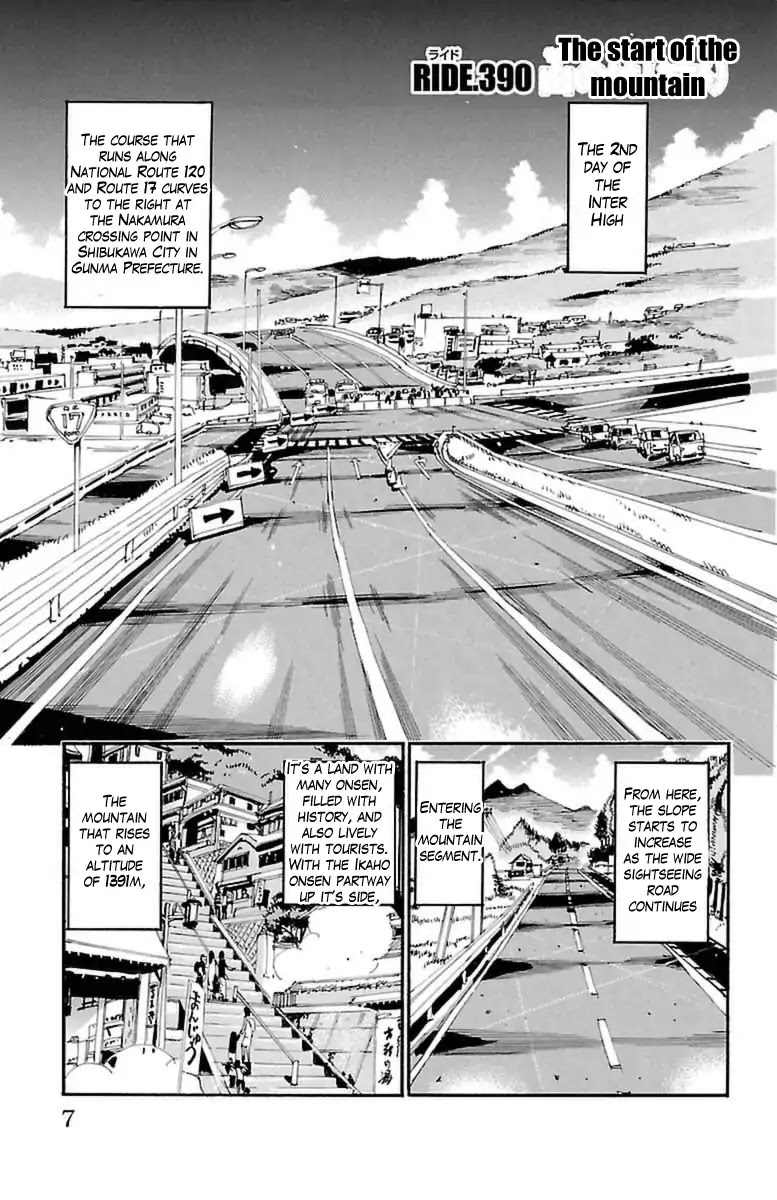 Yowamushi Pedal chapter 390 page 1