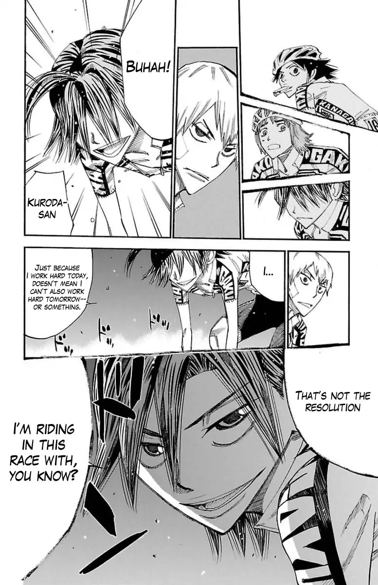 Yowamushi Pedal chapter 390 page 11