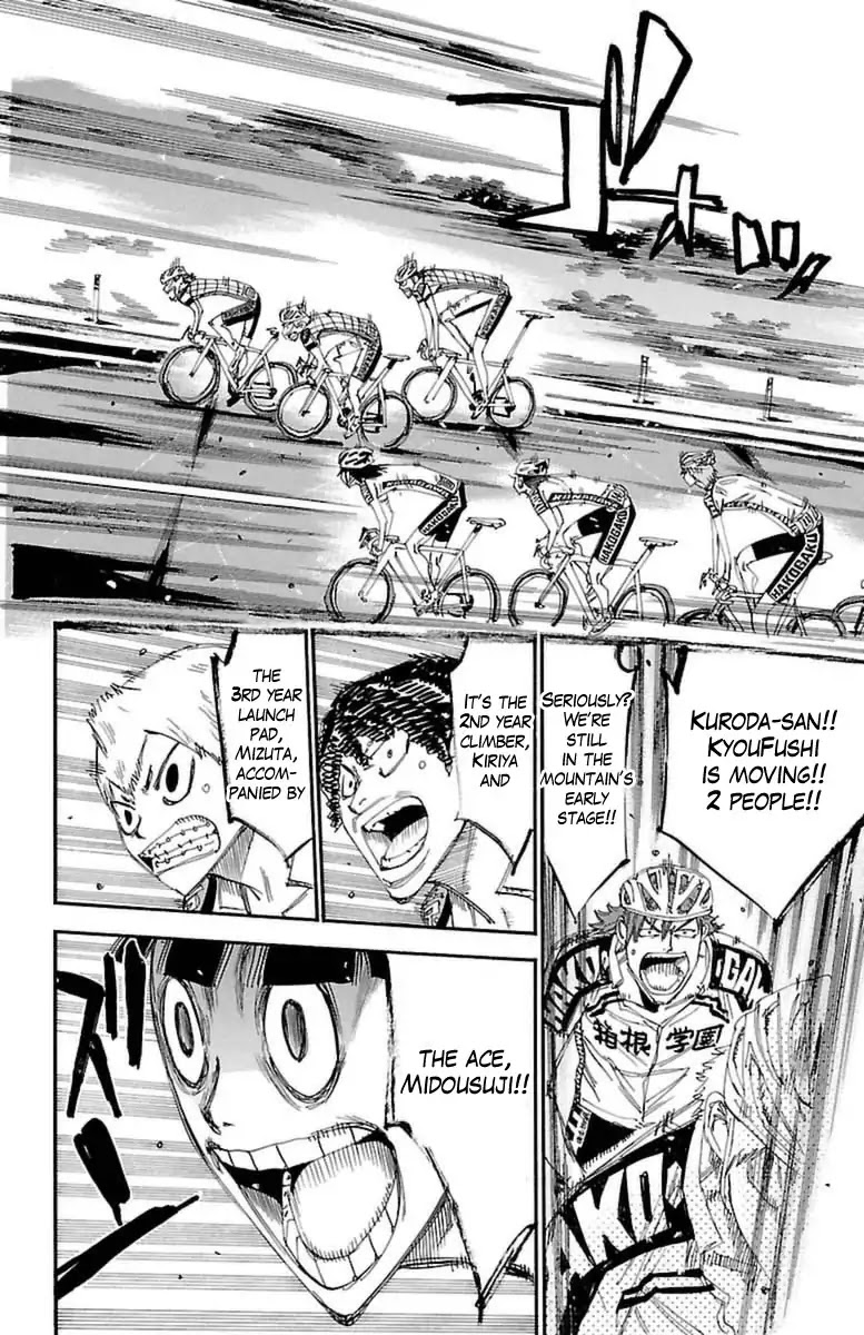 Yowamushi Pedal chapter 390 page 16