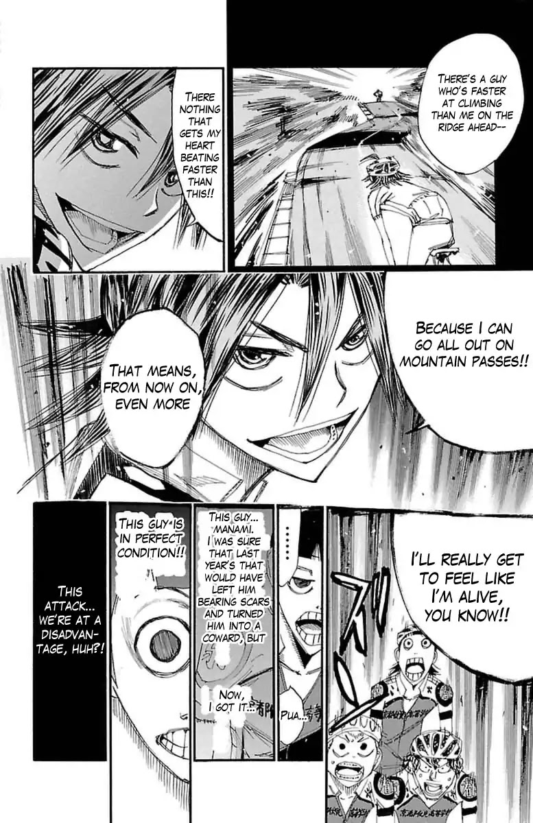 Yowamushi Pedal chapter 391 page 14