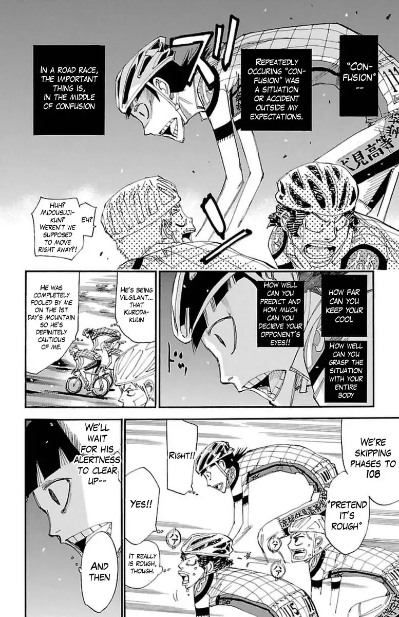 Yowamushi Pedal chapter 392 page 4