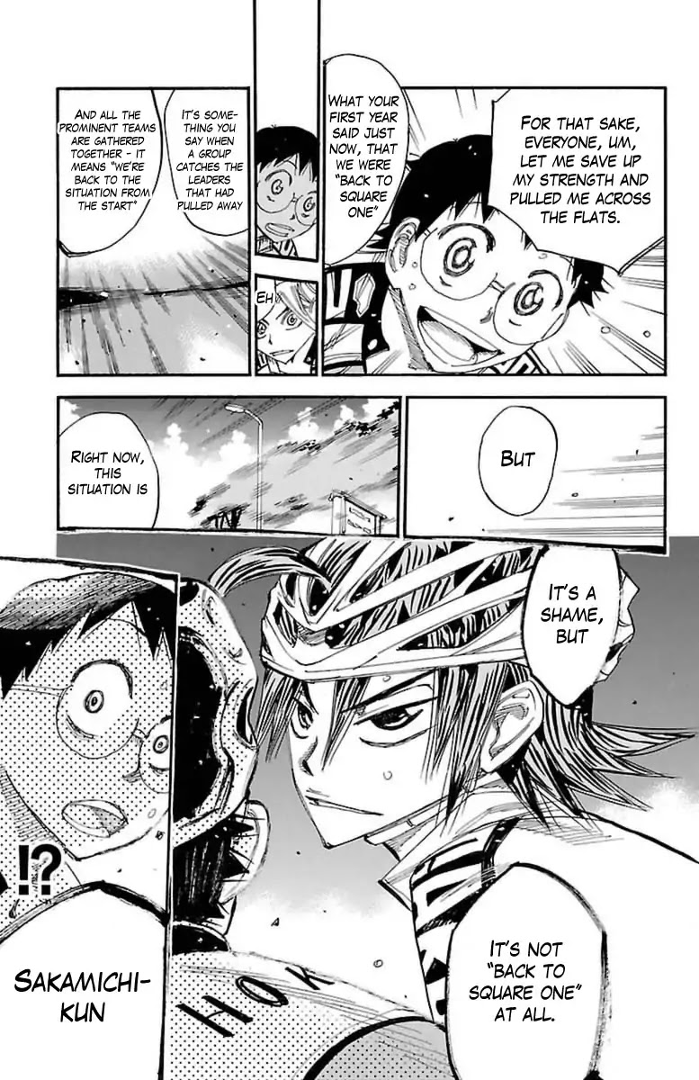 Yowamushi Pedal chapter 393 page 11