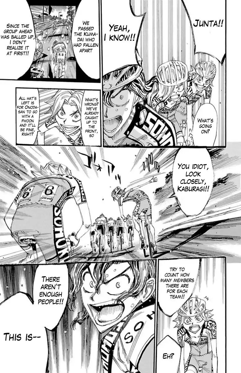 Yowamushi Pedal chapter 393 page 13