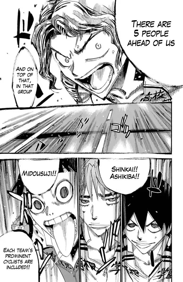 Yowamushi Pedal chapter 393 page 15