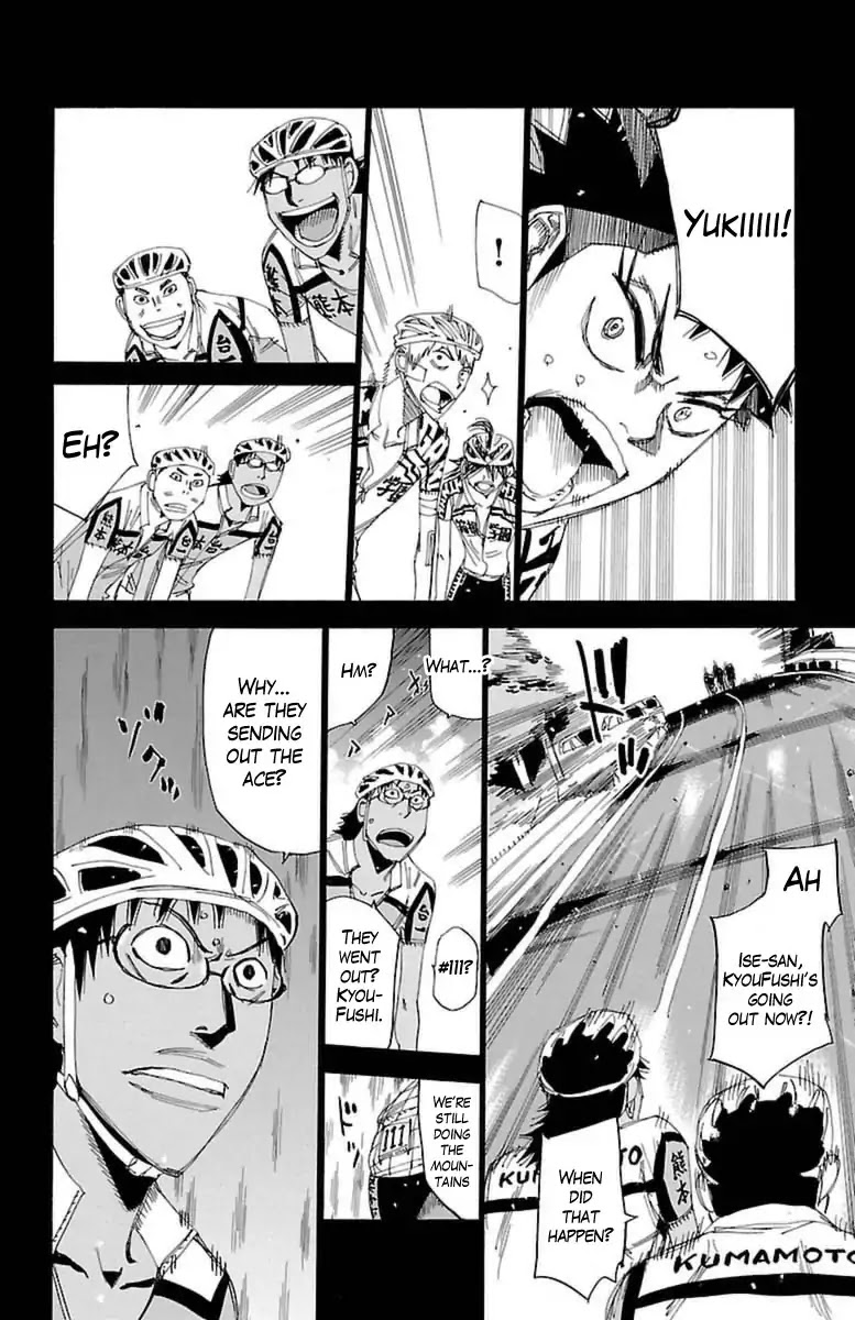 Yowamushi Pedal chapter 395 page 15