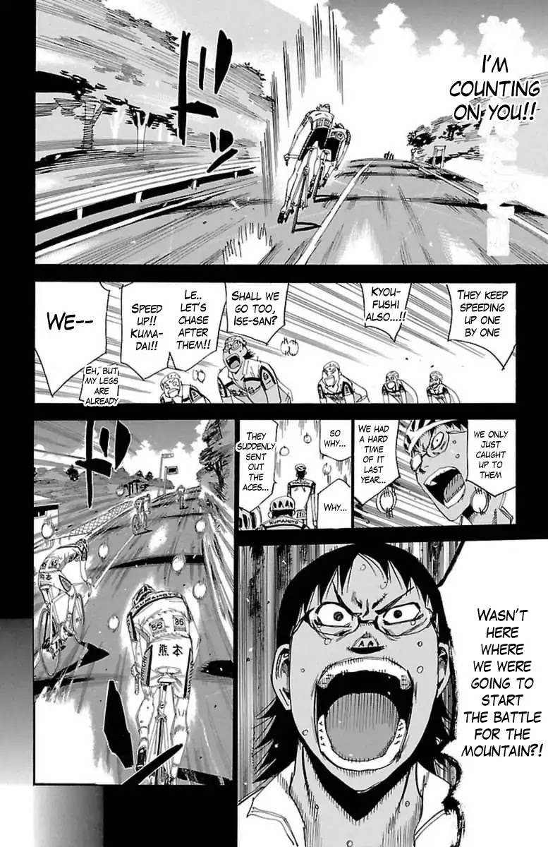 Yowamushi Pedal chapter 395 page 19