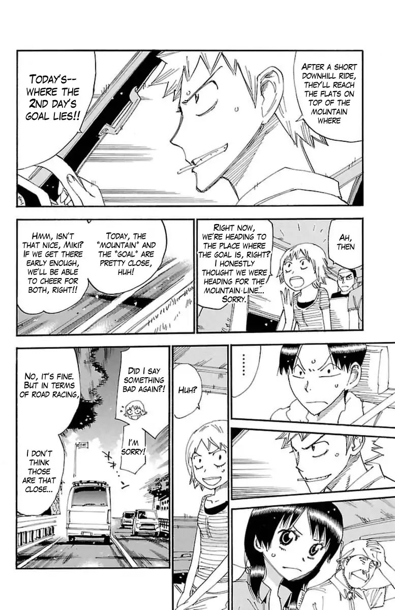 Yowamushi Pedal chapter 395 page 2