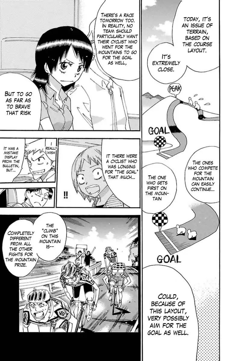 Yowamushi Pedal chapter 395 page 5