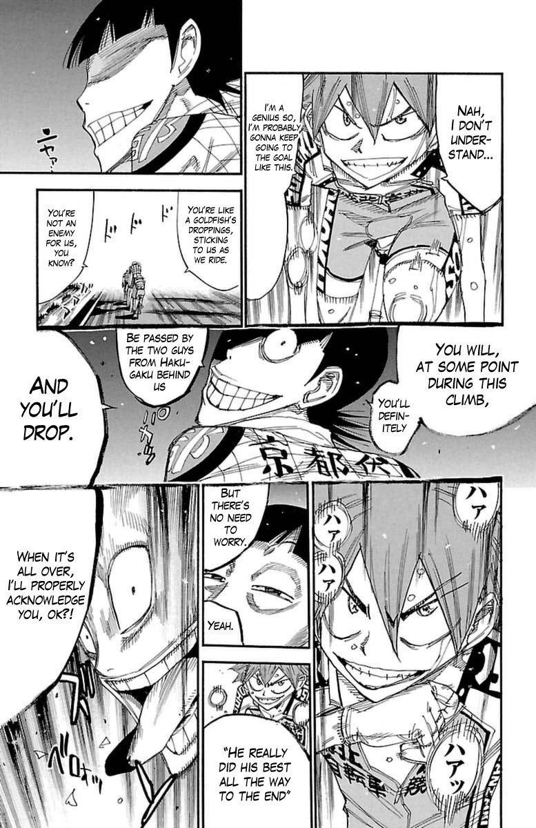 Yowamushi Pedal chapter 396 page 11