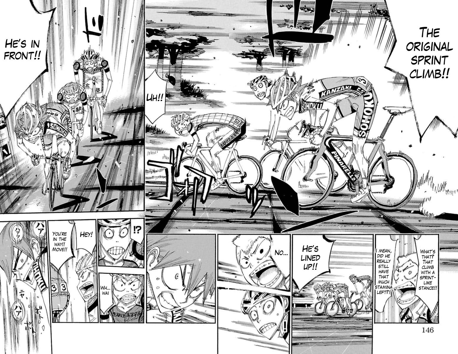 Yowamushi Pedal chapter 396 page 13