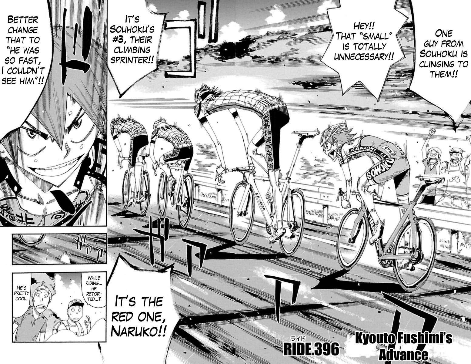 Yowamushi Pedal chapter 396 page 2