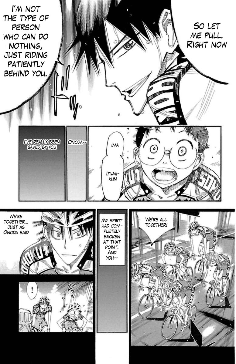 Yowamushi Pedal chapter 397 page 14