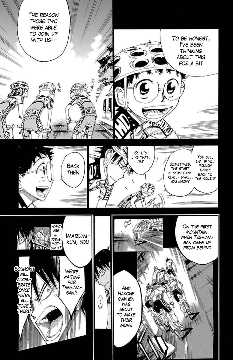 Yowamushi Pedal chapter 397 page 16