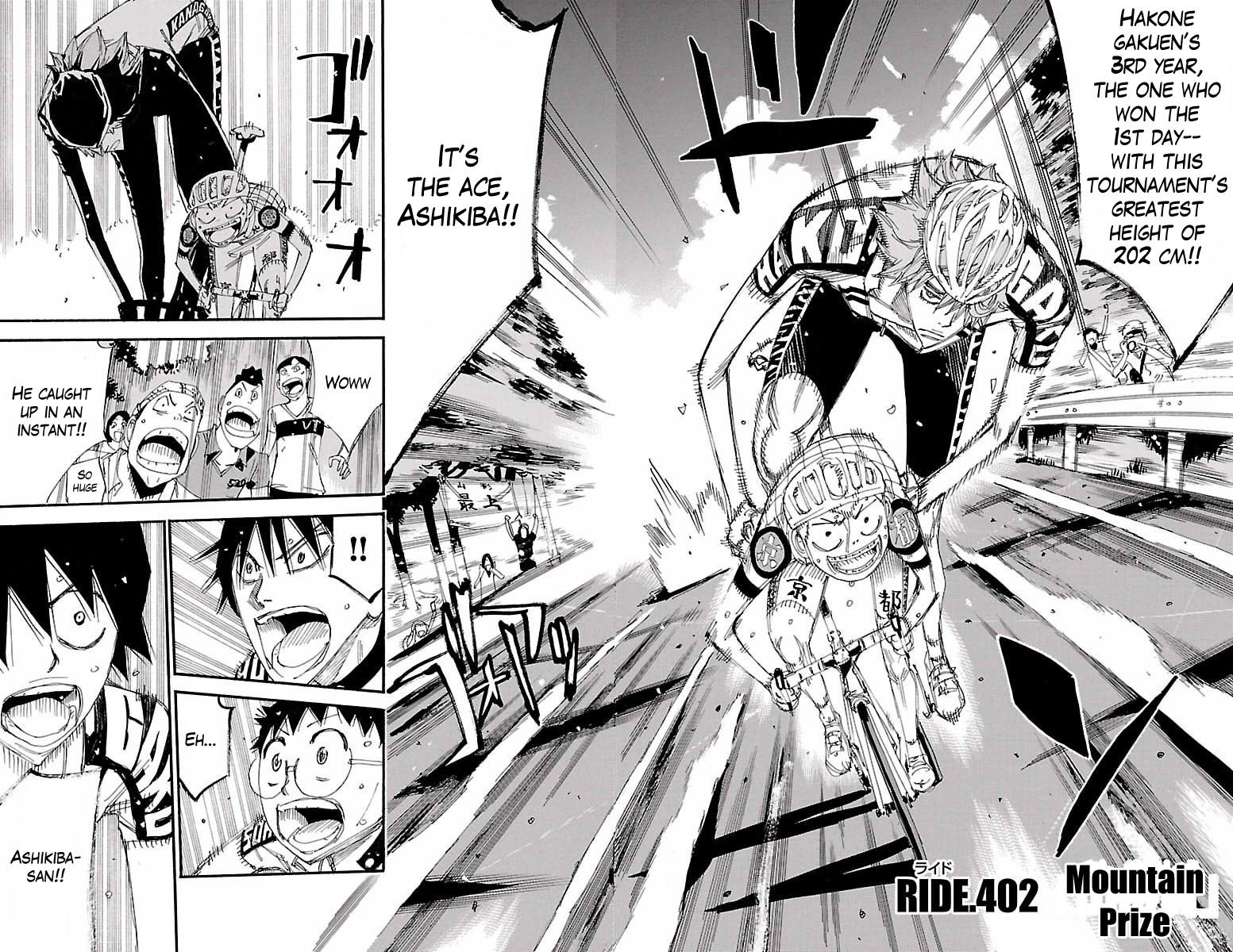 Yowamushi Pedal chapter 402 page 2