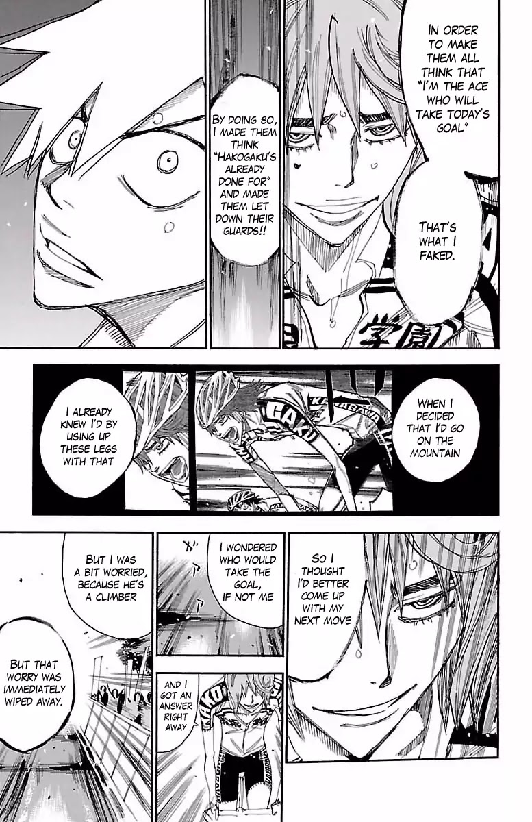 Yowamushi Pedal chapter 406 page 10