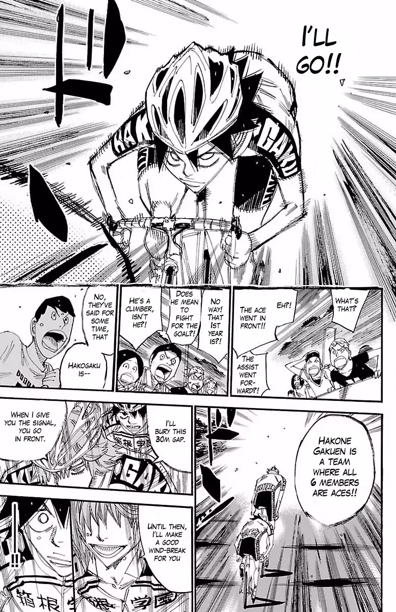 Yowamushi Pedal chapter 406 page 15