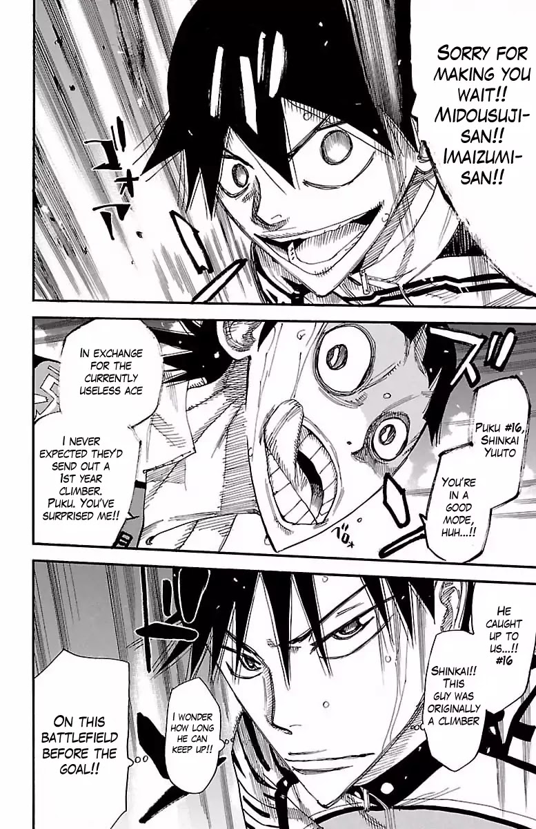 Yowamushi Pedal chapter 407 page 9