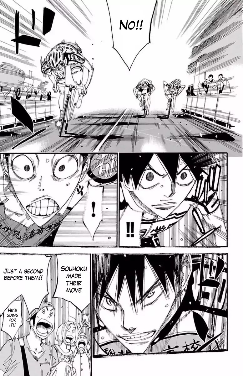 Yowamushi Pedal chapter 408 page 16