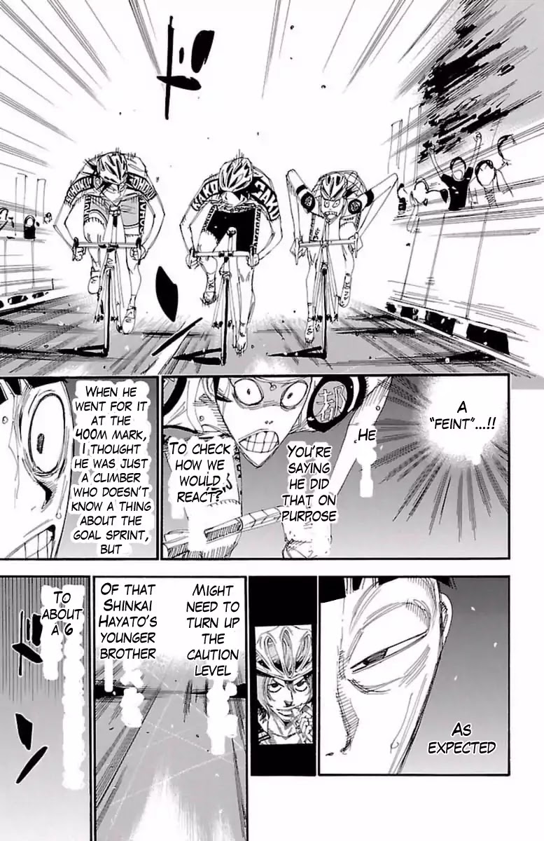 Yowamushi Pedal chapter 408 page 9