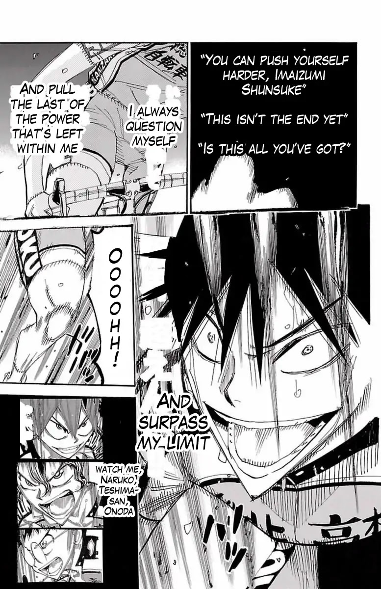 Yowamushi Pedal chapter 413 page 14