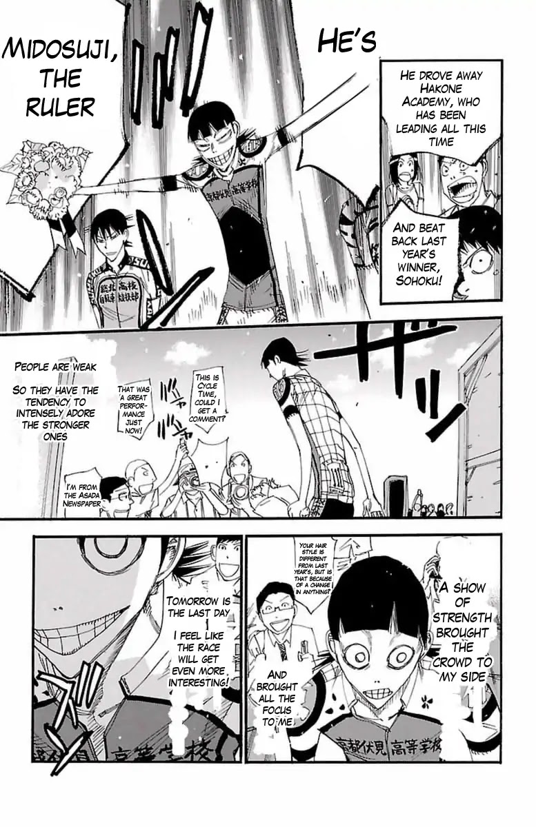 Yowamushi Pedal chapter 416 page 22