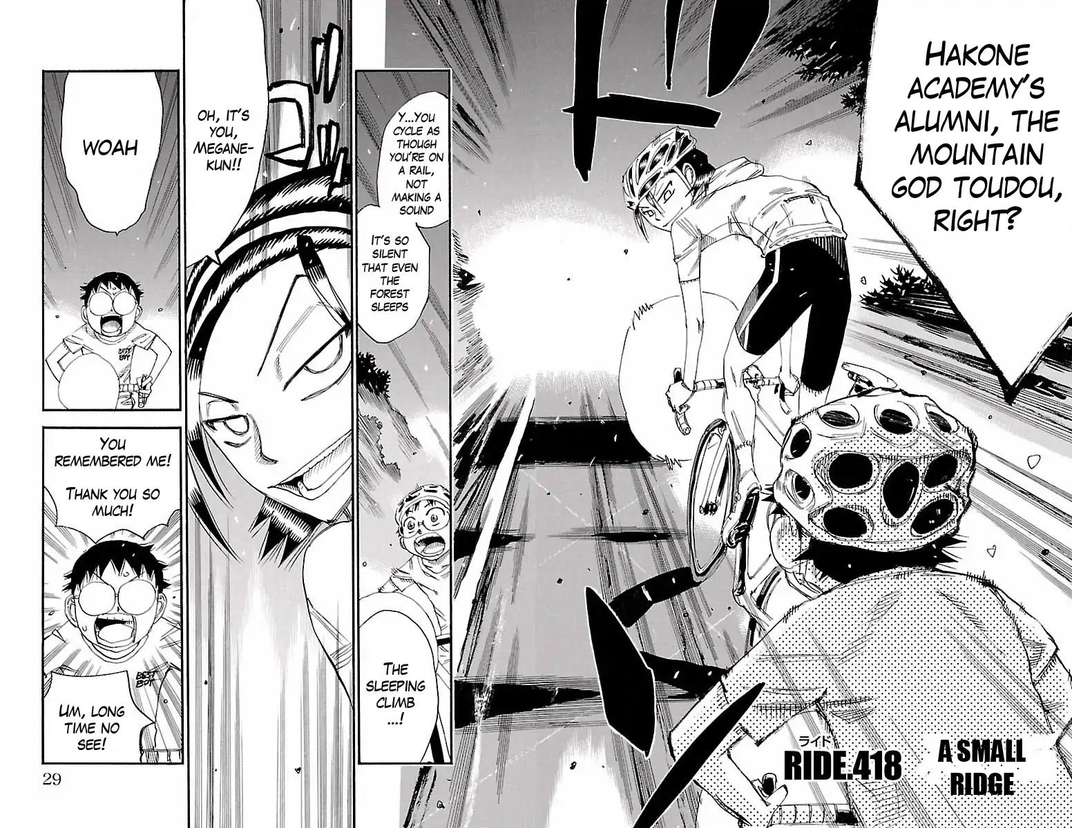 Yowamushi Pedal chapter 418 page 2