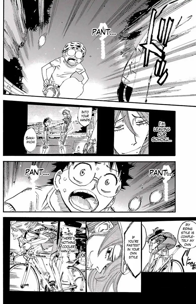 Yowamushi Pedal chapter 419 page 2