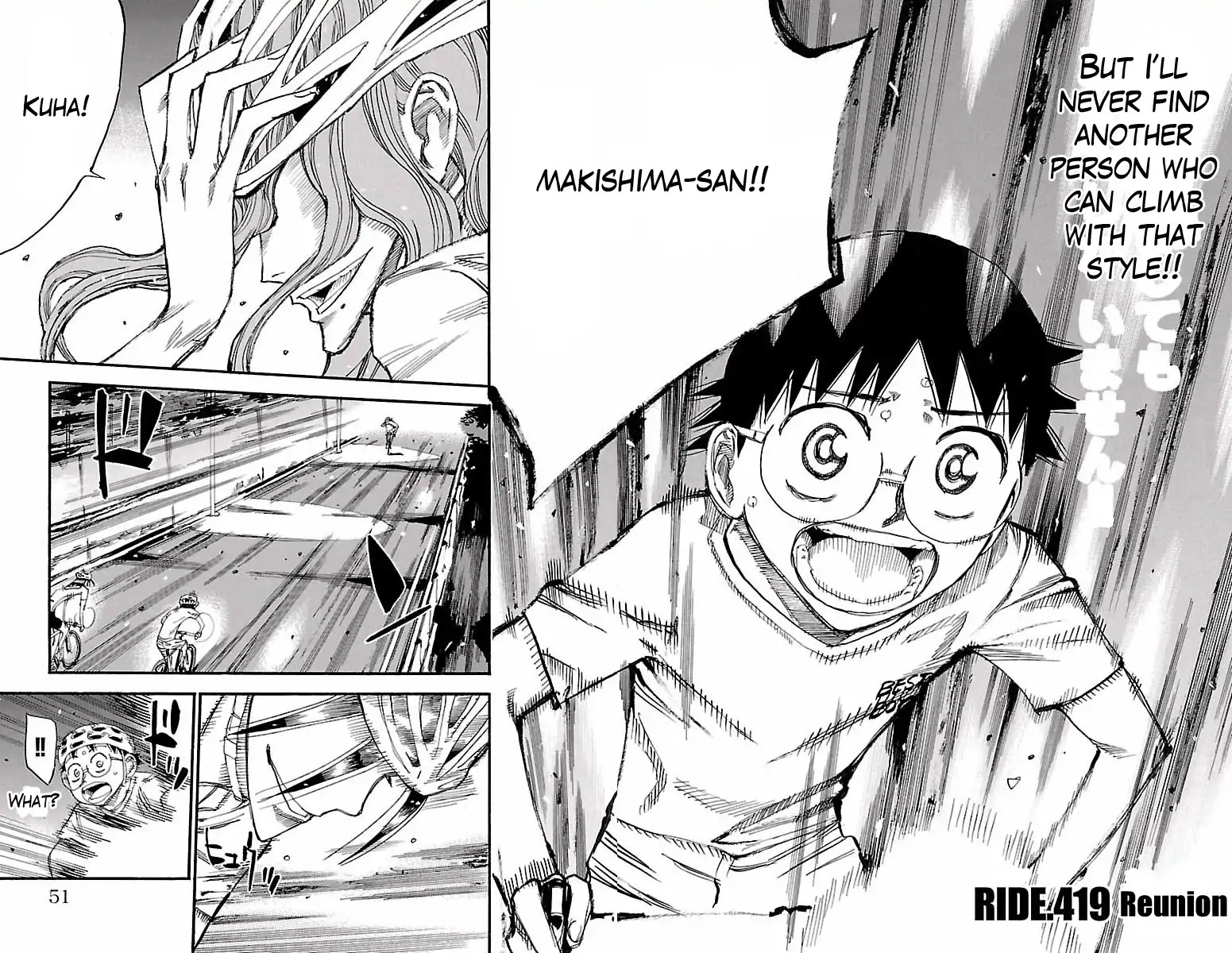 Yowamushi Pedal chapter 419 page 4