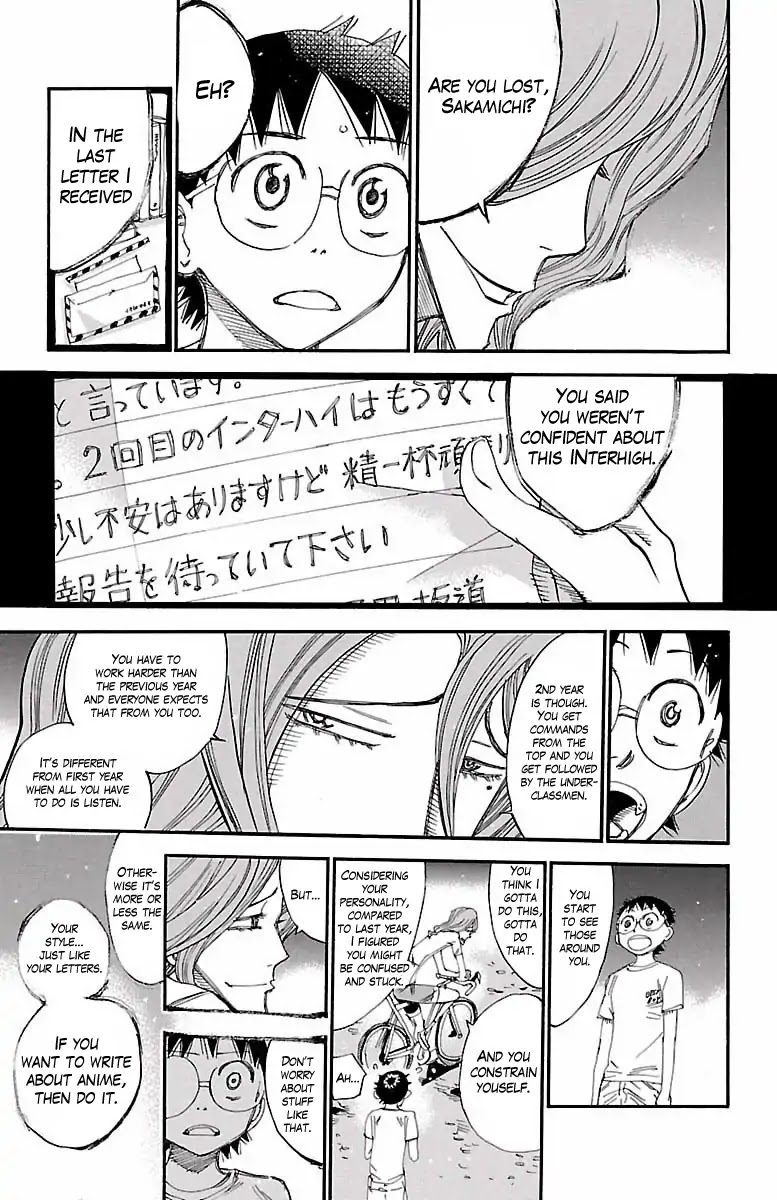 Yowamushi Pedal chapter 421 page 13