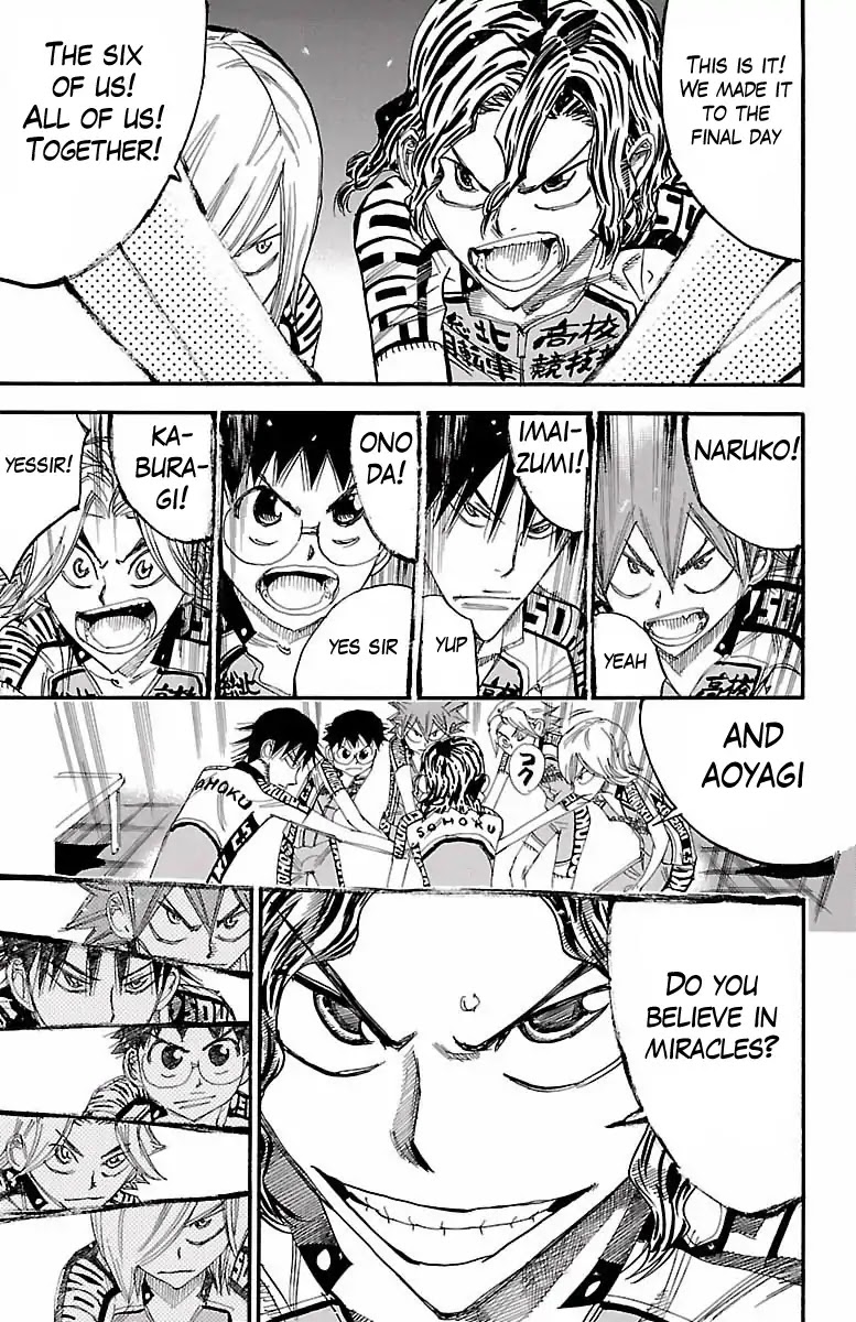 Yowamushi Pedal chapter 422 page 10