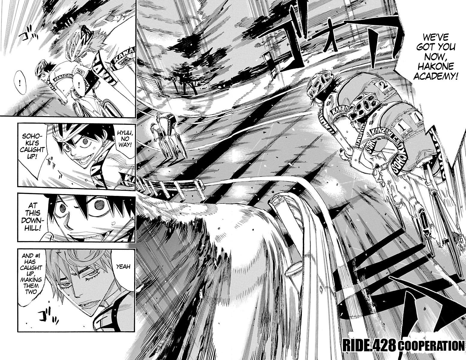 Yowamushi Pedal chapter 428 page 2