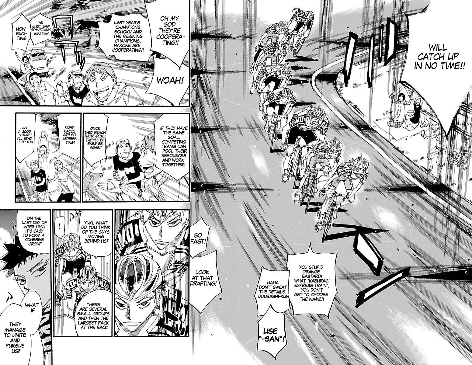 Yowamushi Pedal chapter 429 page 4