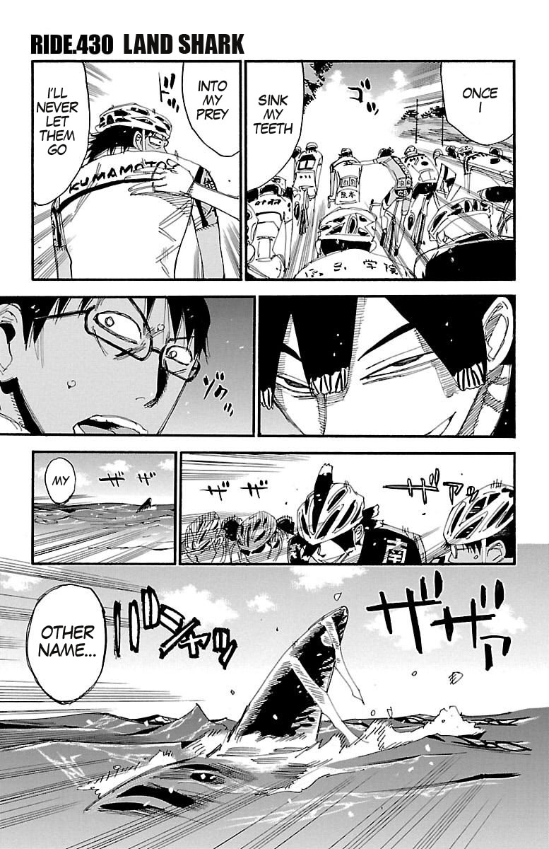 Yowamushi Pedal chapter 430 page 1